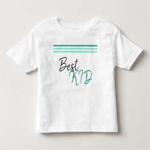 Camiseta Dia das Mães com Escrita Turquesa de Melhor Crianç