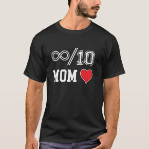 Camiseta Dia das Mães Coração Melhor Mãe ao Infinito Aniver