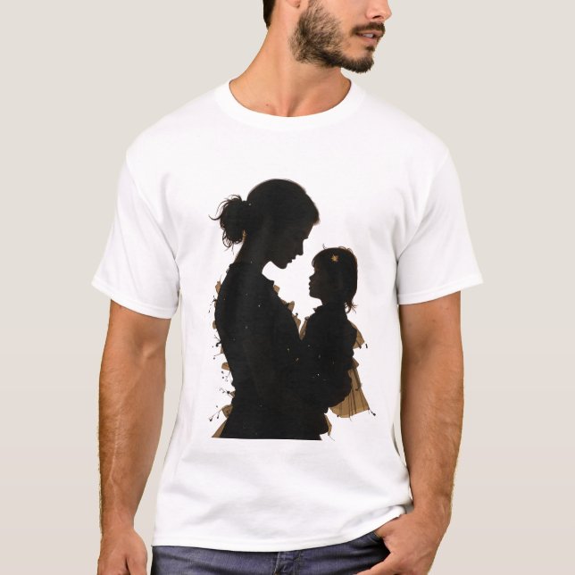 Camiseta Dia das Mães, desenho especial para todos (Frente)