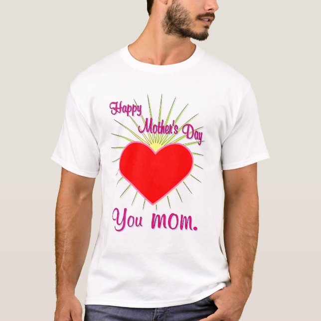 Camiseta Dia das mães feliz (Frente)