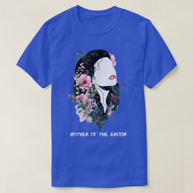 Camiseta Dia das Mães Flores Femininas Mãe do Noivo  (Frente do Design)