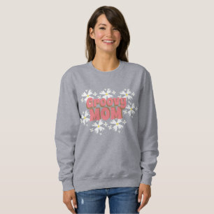Camiseta Dia das Mães Groovy Mamãe Margarida   