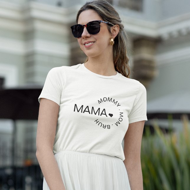 Camiseta Dia das Mães | Nova mãe | Bruh Mamãe Personalizada (Criador carregado)