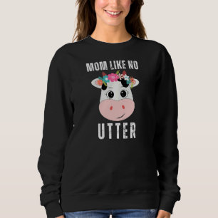 Camiseta Dia das Mães Pun Animal Fazenda Vaca Mãe Gosta Fem