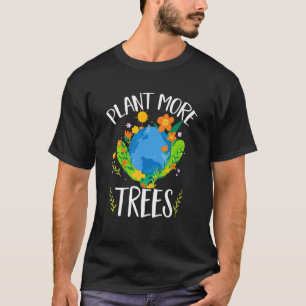 Camiseta Dia das Mudanças Climáticas Planta Mais Árvores