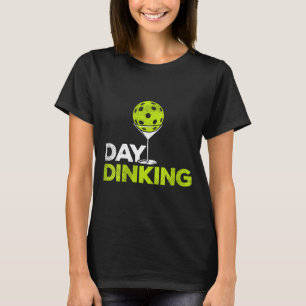 Camiseta Dia das mulheres bebendo pickleball divertido pick