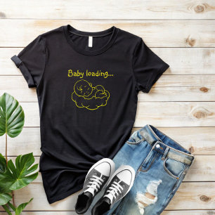 Camiseta Dia das Primeiras Mães Grávidas amarelo
