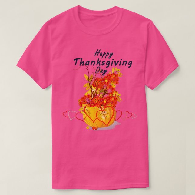 Camiseta Dia de Ação de Graças 6 (Frente do Design)