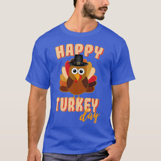 Camiseta Dia de Ação de Graças à Turquia Engraçado Ação de