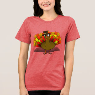 Camiseta Dia de Ação de Graças ao Peru Peregrino