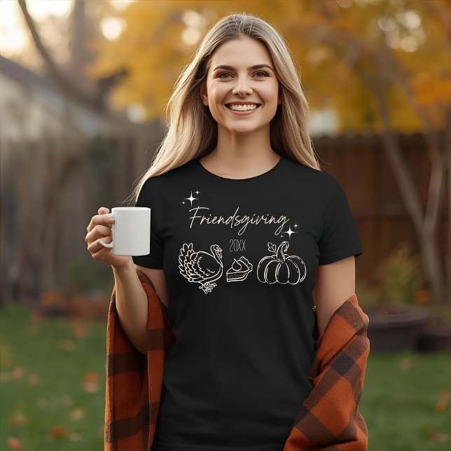 Camiseta Dia de Ação de Graças com Amigos (Friendsgiving t-shirt)