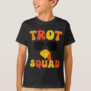 Camiseta Dia de Ação de Graças da Equipe Trot do Peru Solit