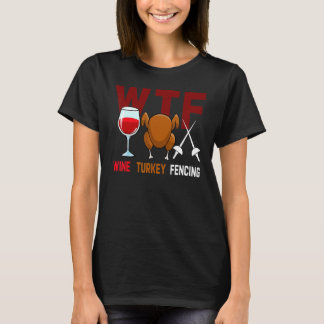 Camiseta Dia de Ação de Graças da Família Vinho Turco