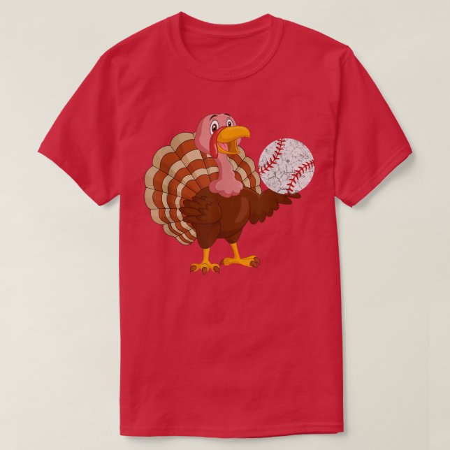 Camiseta Dia de Ação de Graças da Turquia  (Frente do Design)