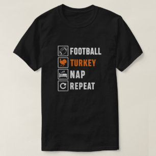 Camiseta Dia de Ação de Graças de 2010 no futebol da Tur