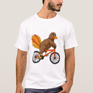 Camiseta Dia de Ação de Graças de Bike, Legal Bicicleta A
