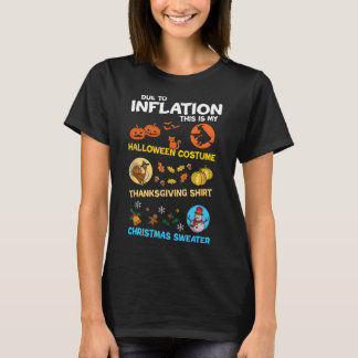 Camiseta Dia de Ação de Graças de Halloween Meu Malvado Coz