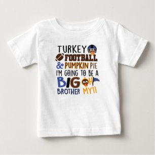 Camiseta Dia de Ação de Graças do Irmão Bib Anunciando Cami
