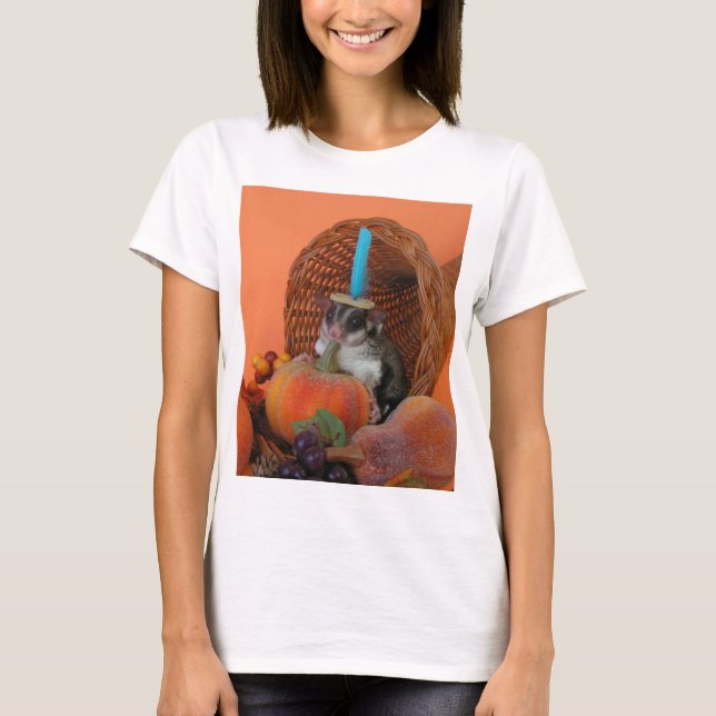 Camiseta Dia de Ação de Graças do Sugar Glider (Frente)