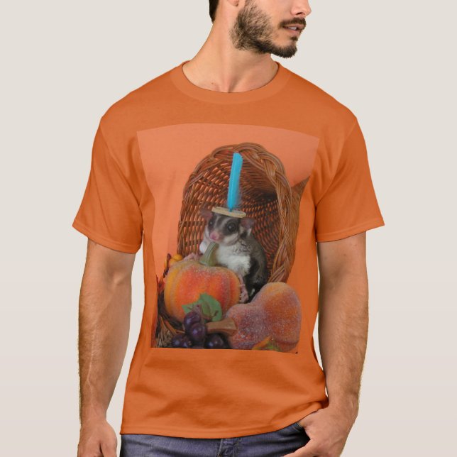 Camiseta Dia de Ação de Graças do Sugar Glider (Frente)