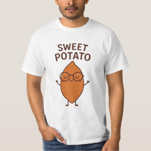 Camiseta Dia de Ação de Graças Engraçado da Batata Doce