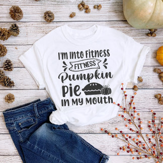 Camiseta Dia de Ação de Graças Eu Estou em Forma T