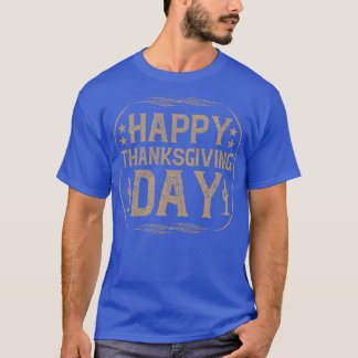 Camiseta Dia de Ação de Graças Feliz