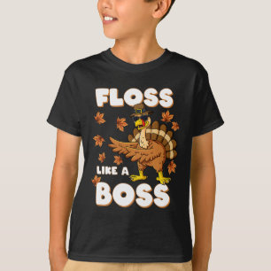 Camiseta Dia de Ação de Graças Flerte Como Um Chefe Peru Pe