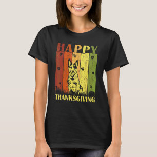 Camiseta Dia de Ação de Graças Retro Australian Cattle Dog 