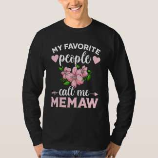 Camiseta Dia de Ação de Graças Vovó Minha Gente Favorita Me