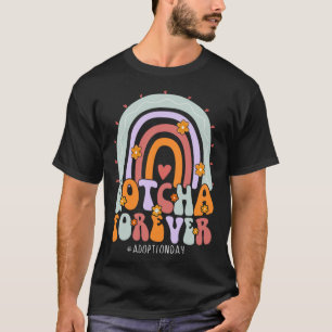 Camiseta Dia de Adoção Groovy Família crianças Cuidado Fost