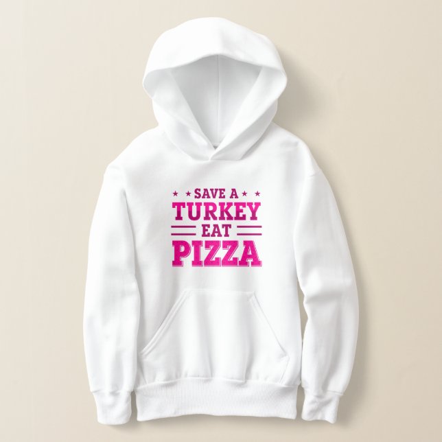 Camiseta dia de agradecimento rosa salve pizza turca (Postura )