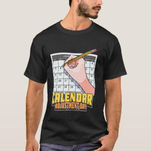 Camiseta Dia de Ajuste de Calendário Ano Novo 2 de Setembro