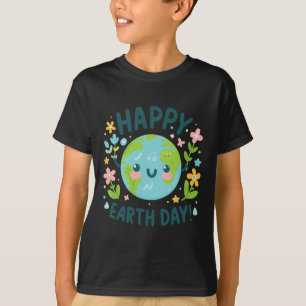 Camiseta Dia de Aniversário Feliz Dia da Terra do Planeta G