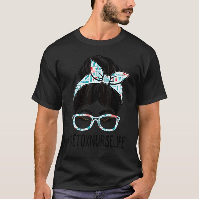 Camiseta Dia de Apreciação da Enfermeira Detox Dia das Mulh (Frente)