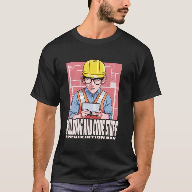 Camiseta Dia de Apreciação da Equipe de Construção e Código (Frente)