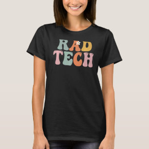 Camiseta Dia De Apreciação Da Vintage Da Rad Tech Groovy Pa