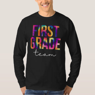 Camiseta Dia de Apreciação de Tie Dye da Equipe da Primeira