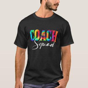 Camiseta Dia de Apreciação do Coach Squad Tie Dye Olá De Vo
