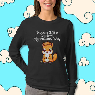 Camiseta Dia de Apreciação do Esquilo Janeiro 21ruas