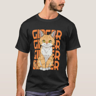 Camiseta Dia de Apreciação do Gato Laranja Gato Ginger Sept