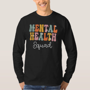 Camiseta Dia de Apreciação do Groovy Mental Health Squad Pa
