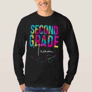 Camiseta Dia de Apreciação do Tie Dye da Equipe do Segundo