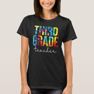Camiseta Dia de Apreciação do Tie Dye do Professor do Terce