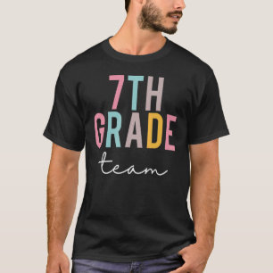 Camiseta Dia de Apreciação em Bonito Colorido da Equipe do 