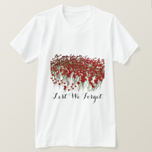 Camiseta Dia de armistício a fim de que não nós esqueça