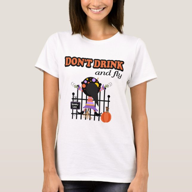 Camiseta Dia de as Bruxas engraçado (Frente)