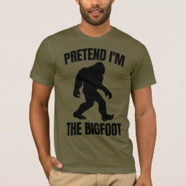 Camiseta Dia de as Bruxas engraçado 2020 - Finja que sou o 