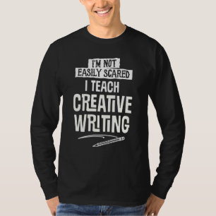 Camiseta Dia de as Bruxas engraçado Aqui Para Escrevendo Cr
