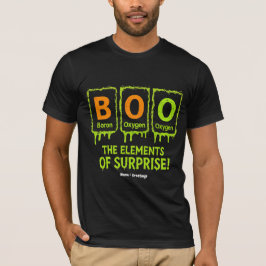 Camiseta Dia de as Bruxas engraçado Boo Elements Science Su